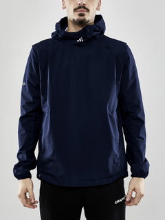 Craft Sportowa kurtka treningowa Zaero Anorak 3.0 (lekka, wiatro- i wodoodporna) granatowa męska